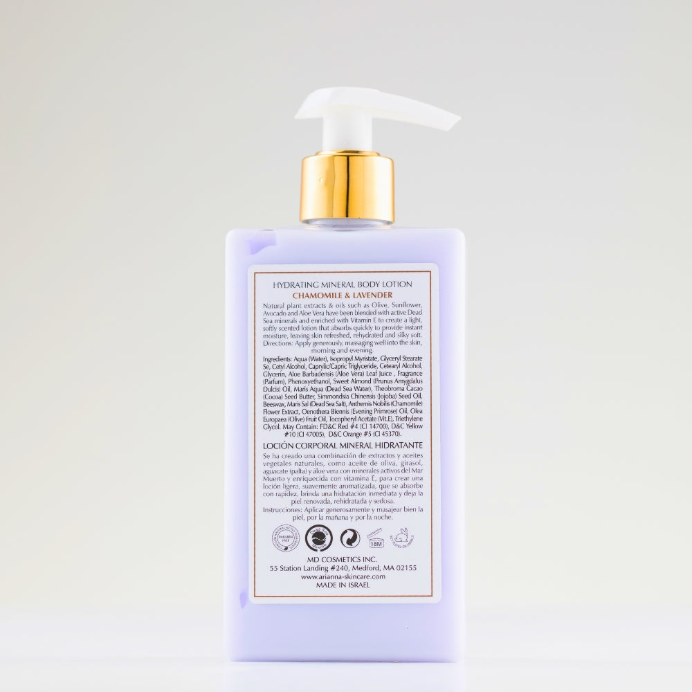 Hydrating Mineral Body Lotion - Chamomile & Lavender